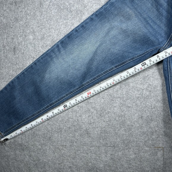 Scotch Soda Denim Jeans Womens Size 4 28x27 Blue Straight Slim High Rise Stretch - Picture 7 of 16